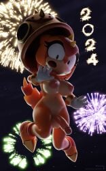 2024 3d 3d_(artwork) anthro areola armor balls big_breasts big_penis breasts chinese_zodiac classic_sonic_(universe) clothing curvy_figure digital_media_(artwork) erect_nipples eyelashes fireworks footwear furfnsfw futa_focus futa_only futanari genitals girdled_lizard gloves gynomorph handwear headgear helmet hi_res holidays hourglass_figure intersex lizard looking_at_viewer lunar_new_year mammal midair navel new_year new_year_2024 night nipples nude open_mouth orange_body outside penis pink_areola pink_nipples reptile scales scalie sega shadow solo solo_futa sonic_(series) sonic_superstars sonic_the_hedgehog_(series) spikes spikes_(anatomy) sungazer_(lizard) surprised_expression tail thick_thighs trip_the_sungazer voluptuous wide_hips year_of_the_dragon