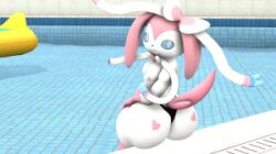 3d 3d_(artwork) anthro bedroom_eyes begging_for_sex black_panties blulowcj duck eeveelution femboy furry game_freak gesture huge_ass nintendo pokémon_(species) pokemon pokemon_(species) pool source_filmmaker sylveon thick_ass thong topless