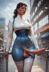 1futa ai_generated classy futadiffusion futanari solo solo_futa