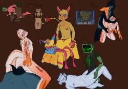 2_penises astro_(dandy's_world) breasts cuntboy dandy's_world diphallia diphallism doodles drool eye_roll female fingering finn_(dandy's_world) futa_on_futa futanari hickey hickey_marks intersex knot male multi_arm multi_genitalia multi_limb multi_penis penis piercings pout rudie_(dandy's_world) scraps_(dandy's_world) shelly_(dandy's_world) shiny_skin shrimpo_(dandy's_world) sprout_(dandy's_world) sweat transgender_male vee_(dandy's_world) yatta_(dandy's_world)