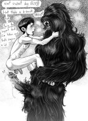 anal biceps chewbacca cum dialogue muscular muscular_male pecs star_wars triceps tush yaoi
