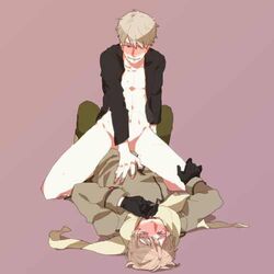 axis_powers_hetalia gilbert_weillschmidt human ivan_braginski male male_only multiple_males prussia_(hetalia) russia_(hetalia) tagme yaoi