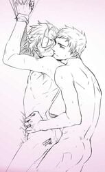 2boys anal axis_powers_hetalia berwald_oxenstierna denmark_(hetalia) human male male_only multiple_males restrained sweden_(hetalia) tagme yaoi