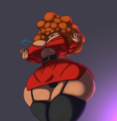 1girls artist_request female huge_breasts kimerax powerpuff_girls sara_bellum tagme wide_hips