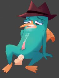 cum cum_inside cumshot dildo fur furry masturbation monotreme penetration perry_the_platypus platypus zoophilia