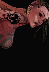 commander shepard from mass effect by nightfable