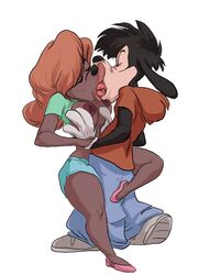 disney female goof_troop max_goof nipples roxanne_(goof_troop) suzuka_(edit) tagme