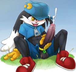 crossover klonoa klonoa_(series) male_only masturbation pac-man shojiku tagme