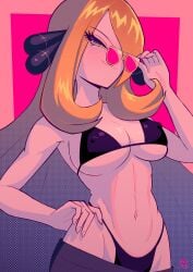 cynthia (pokemon) from game freak by frankgallaxx