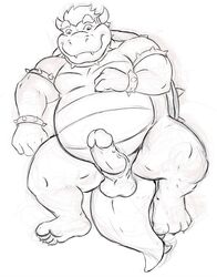 1boy bowser male_only mario_(series) nintendo sketch tagme truce