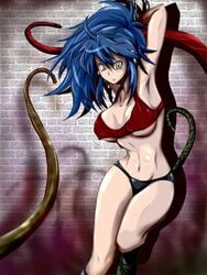 blue_hair dew king_of_fighters leona_heidern tagme