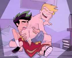 2boys american_dragon:_jake_long anal anal_penetration anal_sex brad_morton cum cum_in_ass cum_inside disney gay iyumiblue jake_long male male_only tagme yaoi