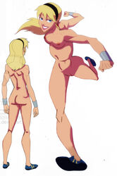 badassk9 blonde_hair dc dcau earth_16 nude small_breasts wonder_girl_(cassie_sandsmark) young_justice