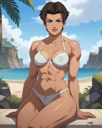 abs ai_generated alien alien_girl anissa ass big_ass big_breasts breasts invincible invincible_(comics) muscular muscular_female thick_thighs thunder_thighs viltrumite wide_hips