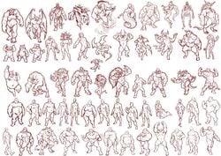 abs balls banshee breasts captaingerbear curvy cyclops daemon demon demon_girl djinn fat female flaccid gargoyle gnoll goblin goblin_male golem goo_girl gorgon hairy hog horns human imp incubus lamia lizardman male minotaur model_sheet monster monster_girl mound_of_venus multiple_boys multiple_girls mummy muscular muscular_male naga nude nude_female nude_male one_eye oni orc penis pose pubic_hair rakshasa saurian siren skeleton slime snakes succubus thick_thighs troll werewolf white_background wide_hips wings wrath yeti