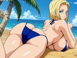 1girls ai_generated alternate_version_available android_18 blonde blonde_female blonde_hair blonde_hair_female blue_eyes blue_eyes_female cameltoe cleavage curvy dragon_ball erect_nipples female gigantic_breasts huge_areolae huge_ass nai_diffusion panda-ai panda_ai puffy_nipples short_hair short_hair_female stable_diffusion thick_lips voluptuous wide_hips yellow_hair