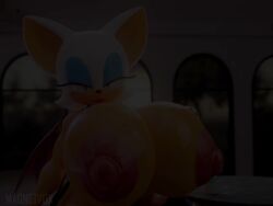 1girls 3d 3d_animation animated big_breasts bra breast_expansion breasts bursting_breasts female female_only huge_breasts magnetvox massive_breasts music rouge_the_bat sega solo solo_female sonic_(series) sound tagme video