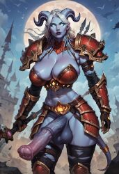 draenei from warcraft by futadiffusion