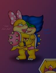 1boy 1girls brother brother_and_sister color female incest koopa koopaling koopalings ludwig_von_koopa male mario_(series) nintendo penis pink_shell sex shell sister spiky_shell straight text vulva wendy_o._koopa xxgabys23xx