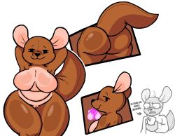 big_ass big_breasts breasts bubble_butt female huge_ass kanga lewdewott roo thick_thighs wide_hips winnie_the_pooh_(franchise)