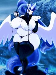 anthro areola artist_request ass big_areola big_ass big_breasts big_nipples big_thighs blue_hair breasts female frostallion fur furry gigantic_ass gigantic_breasts gigantic_thighs horse horse_girl huge_areola huge_ass huge_breasts huge_thighs long_hair looking_down nipples pal_(species) palworld panties phone pocketpair red_eyes tagme thick_hips thick_thighs thighhighs thighs white_body white_fur