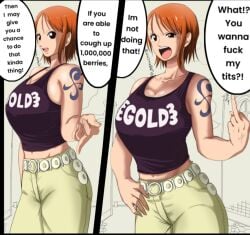 female female_only hazama_null nami nami_(classic) nami_(one_piece) one_piece pre-timeskip