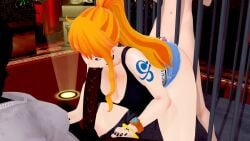 3d animated blacked_clothing buttjob cuckold dark-skinned_male dark_skin evaan fellatio female kaoskatsu koikatsu male mp4 nami namilovesbbc netorare no_sound nylon_koi one_piece post-timeskip small_penis_humiliation tagme video