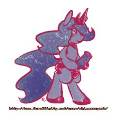 friendship_is_magic my_little_pony princess_luna_(mlp) shimmerspark smooth_skin tagme