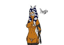 1girls ashara_zavros bioware hentoy lucasfilm nipples solo source_request star_wars star_wars:_the_old_republic star_wars_legends togruta