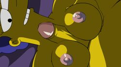 animated female homer_simpson marge_simpson penis tagme the_simpsons