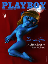 kondaspeter magazine_cover playboy playtoon smurfette the_smurfs