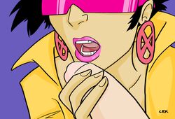 breasts crk faceless_male female interracial jubilee marvel pink-tinted_eyewear sunglasses tagme tinted_eyewear visor x-men