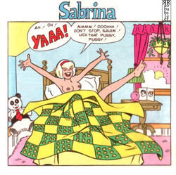 archie_andrews archie_comics bed bedroom blonde_hair breasts nude pussy rabblerouser reggie_mantle sabrina_spellman sabrina_the_teenage_witch