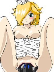 1girls artist_request bimbo drawn female human luma mario_(series) nintendo polari princess_rosalina straight_hair super_mario_galaxy