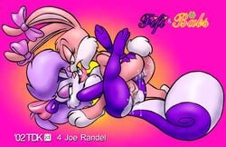 2002 anthro babs_bunny female female_only fifi_la_fume fingering fur furry interspecies mammal multiple_females mustelid rabbit skunk smooth_fur tagme tdk tiny_toon_adventures uncensored warner_brothers yuri