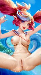 1girl 1girls arena_of_valor exposed_breasts exposed_pussy female_only krixi_(arena_of_valor) tagme