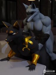 2024 3:4 3d_(artwork) 3d_animation adastra adastra_(series) anal anal_sex animated anthro anubian_jackal ass bar big_butt black_body black_fur canid canine canis death_(puss_in_boots) digital_media_(artwork) dreamworks duo echo_project from_behind_position fur furniture grey_body grey_fur hands_on_hips hi_res jackal male male/male male_penetrated male_penetrating male_penetrating_male mammal muscular muscular_male neferu_(adastra) no_sound operculum penetration puss_in_boots_(dreamworks) puss_in_boots_(film) puss_in_boots_the_last_wish rough_sex sex short_playtime shrek_(series) table tagme universal_studios video watermark wolf