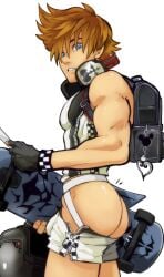 idoraad jockstrap kingdom_hearts lilprincyvi male male_only roxas twink underwear yaoi