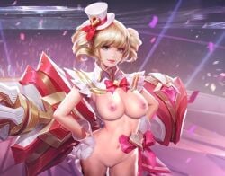 1girl 1girls arena_of_valor big_breasts capheny_(arena_of_valor) exposed_breasts tagme