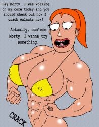 bikini large_breasts muscular_female rick_and_morty sbb summer_smith