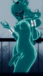 1futa 3d 3d_model content_creator fog futanari green_body green_hair green_nipples green_skin large_penis maxi_the_muse rain raining slime slime_girl slime_monster transparent transparent_body transparent_penis vr_media vrchat vrchat_avatar vrchat_media vrchat_model