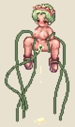 animated cum female female_only green_hair kafra pixel_art ragnarok_online rape restrained tentacle vaginal_penetration