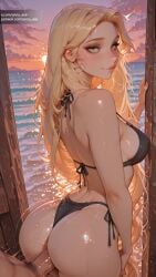 2026 ai_generated blonde_female blonde_hair green_eyes long_hair onna_exe patreon rapunzel tangled