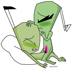 alien antennae blush closed_eyes female green_skin internal invader_zim irken male mysterious_mew penis sex smooth_skin straight tak tak_(invader_zim) vaginal_penetration zim