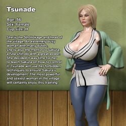 1girls 3d big_breasts blonde_hair breasts character_profile character_sheet cleavage curvy english_text female female_only forehead_mark hands_on_hips huge_breasts measurements naruto naruto_(series) naruto_shippuden reference_sheet serge3dx solo standing text tsunade