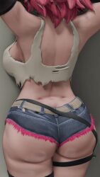 1girls 3d 3d_(artwork) 3d_animation 3d_model 9:16 animated ass ass_jiggle big_ass big_breasts blender blender_(software) blender_eevee bouncing_ass breast_jiggle breasts daisy_dukes denim_shorts female female_only final_fight huge_ass huge_breasts jiggle jiggling_ass jiggling_breasts large_ass large_breasts pawg pink_hair poison_(final_fight) shorter_than_10_seconds street_fighter street_fighter_v supurattabrain vertical_video video