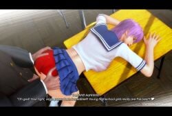 ayane_(doa) chobixpho dead_or_alive dead_or_alive_5 highschool kunoichi ninja_gaiden school_uniform schoolgirl