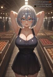 1girls 2d ai_generated areolae armpit bare_arms bare_legs bare_shoulders belly big_breasts bob_cut breasts breasts_bigger_than_head cameltoe chest completely_naked completely_nude completely_nude_female curvy curvy_figure cute cute_face detailed eyelashes eyeshadow female female_only fit fit_female focus grey_hair hair high_quality huge_breasts large_breasts legs light-skinned_female light_skin lips lipstick looking_at_viewer low-angle_view lying lying_on_back makeup mascara naked nipples nude nude_female pale-skinned_female pale_skin petite petite_body posing pussy pussy_focus rognezart seductive seductive_look short_hair silver_hair stable_diffusion surprised tagme teenager thighs thin_waist tomboy underboob uzaki-chan_wa_asobitai! uzaki-chan_wa_asobitai! uzaki_hana vagina very_short_hair young