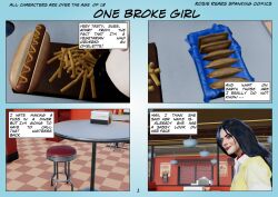 2_broke_girls female spank spanking spanking_art