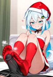 1femboy _play ai_generated androgynous aqua_eyes artist_request blue_hair crossdressing erect_penis erection feet femboy femboydom feminine_body feminine_male foot_worship gay girly innocent innocent_face innocent_smile male original_character original_characters otoko_no_ko otokonoko pênis_bulge penis presenting_foot red_socks reverse_trap sitting smell smelling_foot socks solo sweat trap two_tones_hair white_hair